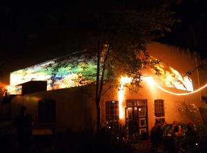 Projektion: Kunst von Heinz Udo Zemlin - HUZ