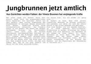 Jungbrunnen jetzt amtlich