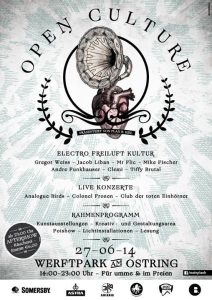 Open Culture - Flyer, erstellt von Plan B