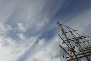 Wolken kratzen